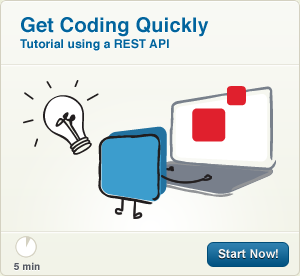 Get Coding Quickly. Interactive coding tutorial using a REST API