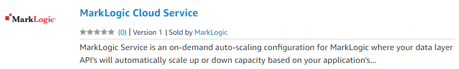 MarkLogic Cloud Service