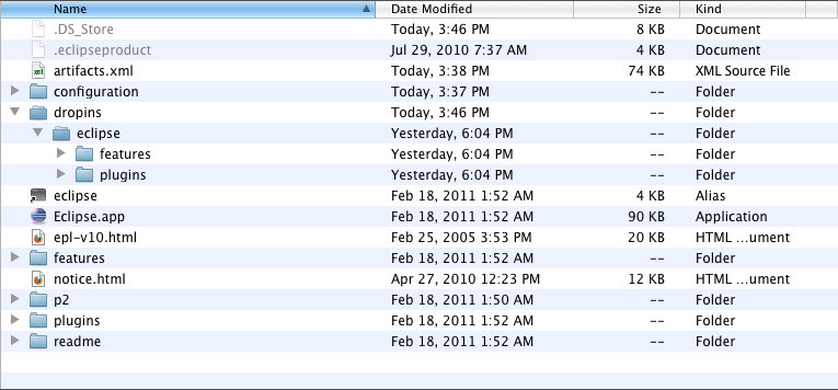 Eclipse Folder Eclipse Folder