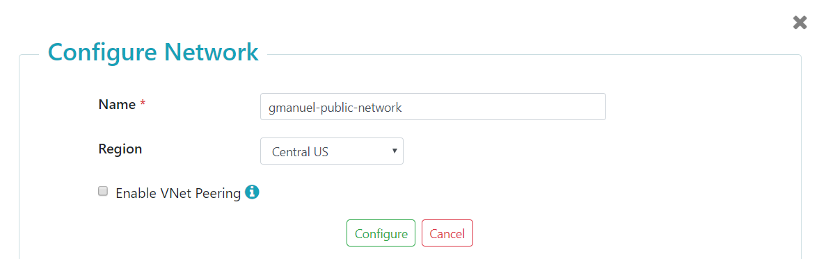 Configure Network
