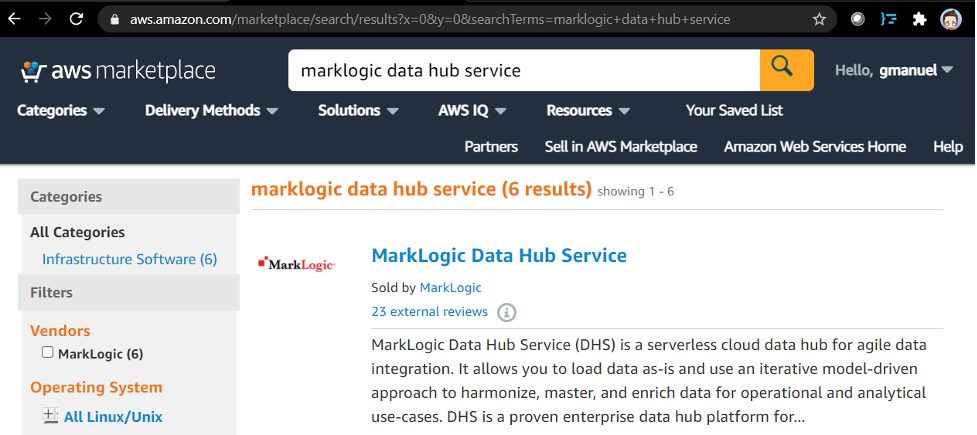 MarkLogic Data Hub Service